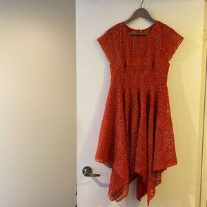 Dreamy Meave lace scarf dress